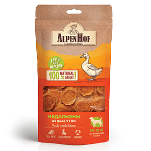 Duck medallions for puppies/small dogs 50 g.