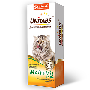 Malt+Vit паста с таурином для кошек, 120 мл