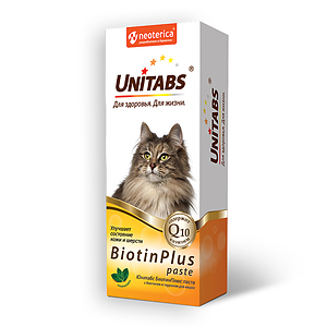 BiotinPlus паста с биотином и таурином для кошек, 120 мл