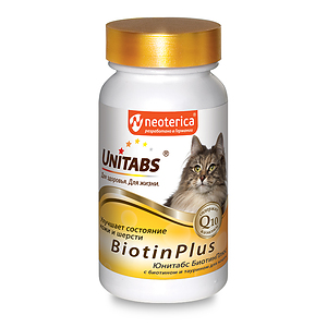 BiotinPlus для кошек, 120 таб.