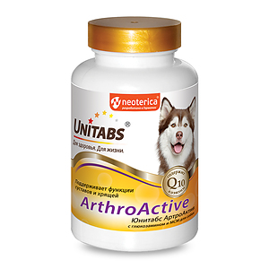 ArthroActive for dogs with Glucosamine and MSM, 100 tabs