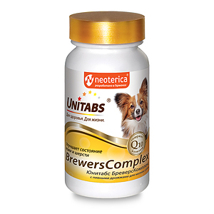 BrewersComplex with Q10 for small dogs, 100 tablets