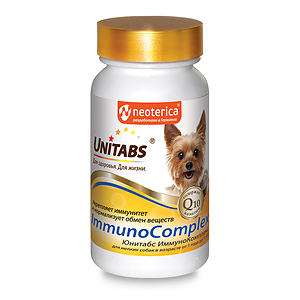ImmunoComplex w Q10 for small dogs, 100 tablets