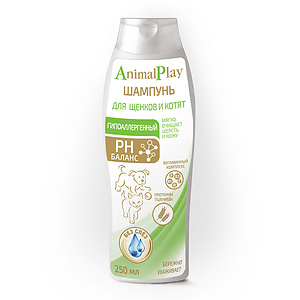 Hypoallergenic shampoo for puppies and kittens, 250 ml